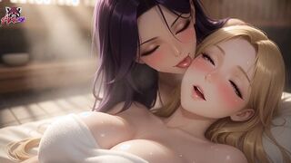Lesbian Massage - The licker milf