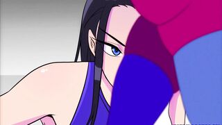 Beautiful MILF receives double penetration and creampie at the gym (kitano) [Spanish subtitles]