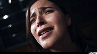 Sexy Latina Gets Her Pussy WRECKED by Toilet Hentai Monster - Real Life Hardcore 3d Anime