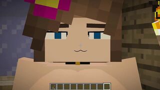 Fucking Jenny's Luscious Pussy from Minecraft Porn mod of all the Girls Part 1