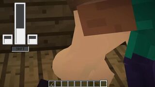 Fucking Jenny's Luscious Pussy from Minecraft Porn mod of all the Girls Part 1