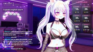 VTUBER cums for your LIVE CHAT