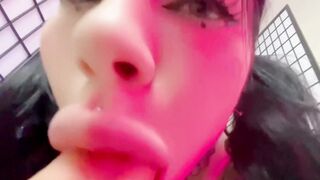 This ANIME GIRL FUCKS with a BIG COCK and gets covered in CUM