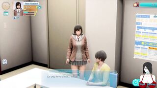 3D Hentai School Girl Yuna Room Girl All Sex Scenes Part-1
