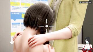 3D Hentai School Girl Yuna Room Girl All Sex Scenes Part-1