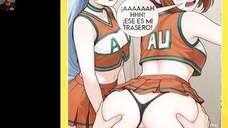 Ochako Uraraka and Nejire really like anal sex - Boku no hero xxx