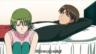 Cutie With Short Green Hair Makes Paizuri With Her Big Tits | Hentai