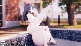 Remi's Pool-Filling Growth (Giantess futa growth animation)
