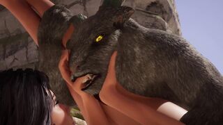 Goat Demon Orgasms & CUMS INSIDE Human Female | Wild Life Furry