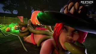 Monster Stable Spooky Season Special: Pumpkin Pickin | Tentacles | 3D Animated