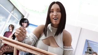 Teasing Futa Professor During Her Communism Class