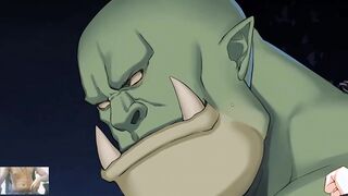 BUSTY BLONDE MILF FUCKED BY HUGE ORC - LOOP QUEEN