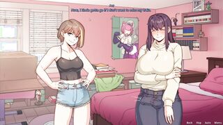 Chloe Got Boner to Her Roommate Amy in the First Day