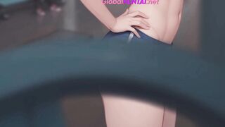 Inside the college bathroom • Hentai uncensored (gaming)