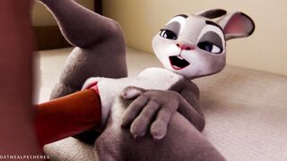 Judy Hopps riding your dick close-up