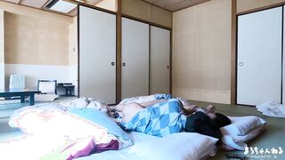 Peek at an amateur couple having sex in a spa inn