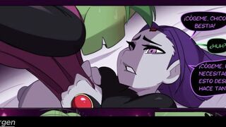 Raven loses bet to beastboy