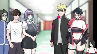 Hokage A Son Demo Hinata,Himawari ,Shiho And Kaguya Ōtsutsuki All Scenes