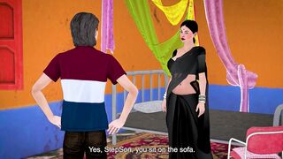 Step son fucked the slutty step mother