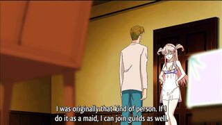 Maid with Beautiful Pink Hair Proposes Creampie to Big Cock