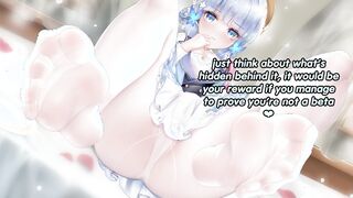 Try not to cum challenge with Ayaka (feet, femdom, challenge JOI)