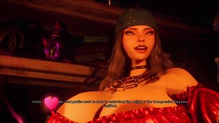 Panty Thief Caught by Step Sister - Footjob Domination - Facesitting - 3D Hentai Game