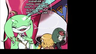 Femboy Link Was Way Too Irresistible, Sidon Couldn't Resist {Legend Of Zelda Hentai Animation}