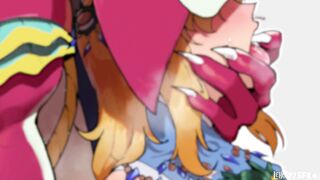 Femboy Link Was Way Too Irresistible, Sidon Couldn't Resist {Legend Of Zelda Hentai Animation}
