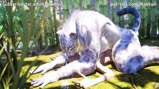 Whispers of the Bamboo Rain | 3D Furry Porn