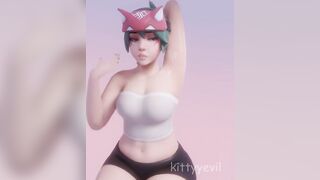 Kiriko lets you use her for her "sexual healing" [Overwatch 2 Porn Animation]