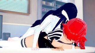 [Overlord] Futa Albedo x lupusregina beta (3d hentai)
