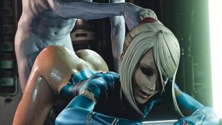 Samus gets Railed by Alien
