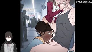 having fun in train .eye catching (Derpixon) stepsisfantacy