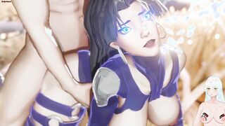 Marvel's Psylocke loves hard cocks up her ass in the morning