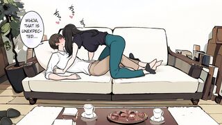 Sexy Schoolgirl is so Horny she has to Ride her Boyfriend until her Balls are empty (Wakamatsu)