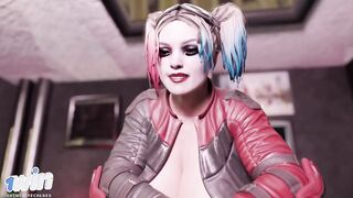 Harley Queen being fucked hard in the ass