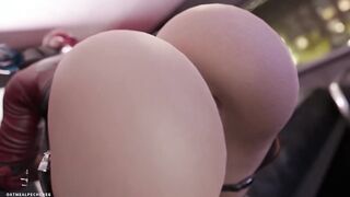 Harley Queen being fucked hard in the ass