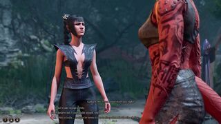 Baldur's Gate 3 Karlach and Shadowheart Sex Scene