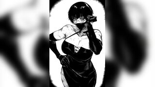 Maki Zenin mommy Jujutsu Kaisen sexy manga edit funked up Phonk