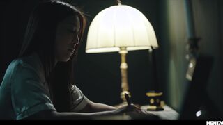 Real Life Anime Girl gets Caged by Hentai Monster at Haunted House - Emiri Hardcore Japanese Porn