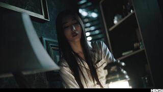 Real Life Anime Girl gets Caged by Hentai Monster at Haunted House - Emiri Hardcore Japanese Porn