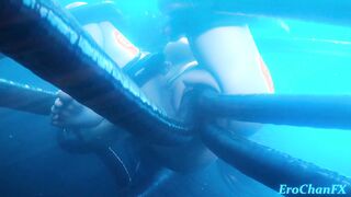 Tifa underwater hentai!