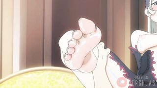 Danmachi Hentai - Freya Fucked on the Couch