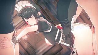 【Zenless Zone Zero Ellen Joe】gangbang 3D Hentai Animation.(Fingering,handjob,blowjob,sex)