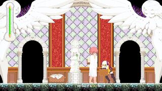 [Hentai Game Castle of Temptation. Succubus pixel animation erotic game.