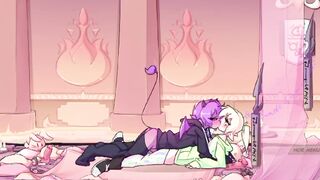 MAX THE ELF : ( ANIMATION ) _FUTA - GIRLS GOT WITH A THREESOME OF CUM