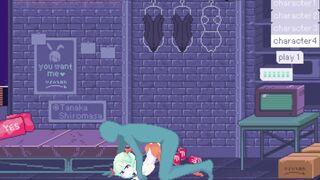 Introvert babe dreams of cock | PixelBunny 2d