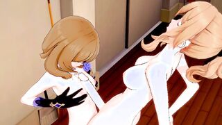 [Genshin Impact] Futanari Jean fuck Lisa(3d hentai)