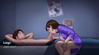 SUMMERTIME SAGA LAST UPDATE 2026 : STEPMOM SNEAKED INTO MY ROOM AND SEE HOW MY COCK MAKES HER SCREAM WAKING EVERYONE UP