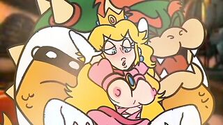 Princess Peach prefer Big Bowser Dick - Super Mario Bros